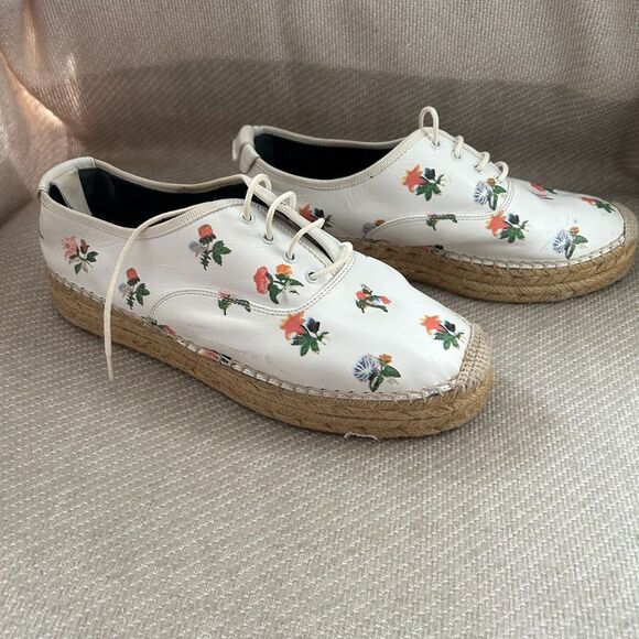 Saint Laurent Shoes - Yves Saint Laurent Prairie Floral Espadrille Sneakers